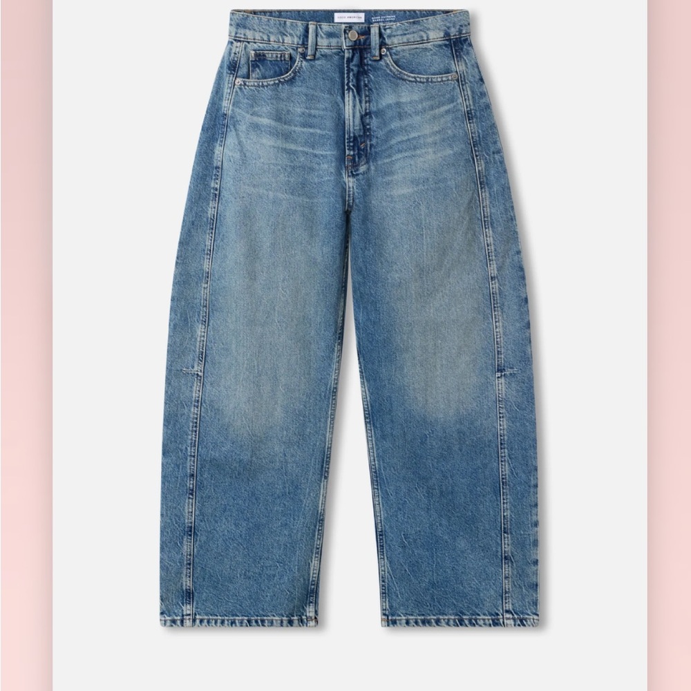 Good American Good Extreme Barrel Jeans NWT